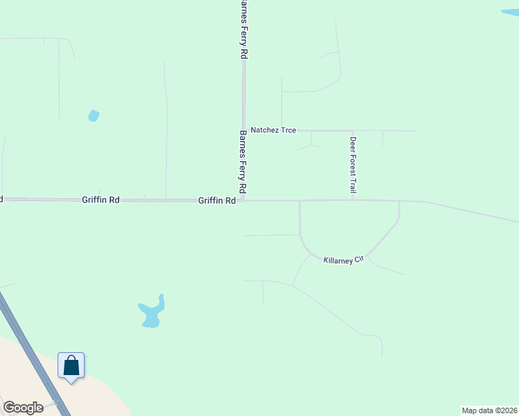 map of restaurants, bars, coffee shops, grocery stores, and more near 1561 Griffin Road in Macon