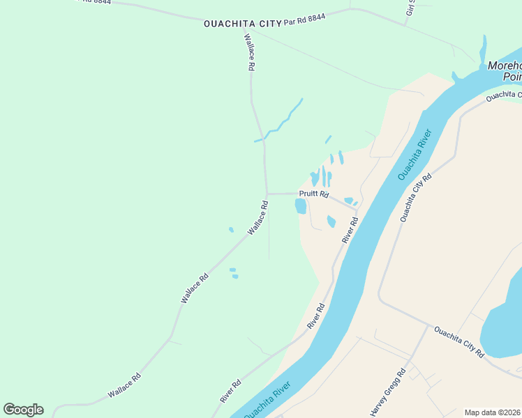 map of restaurants, bars, coffee shops, grocery stores, and more near 428 Wallace Road in Sterlington