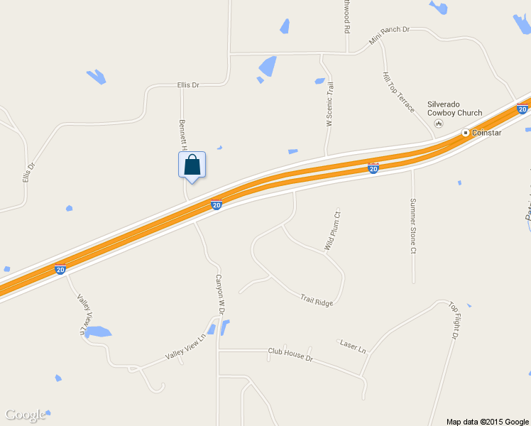 map of restaurants, bars, coffee shops, grocery stores, and more near 120 Trail Ridge in Brock