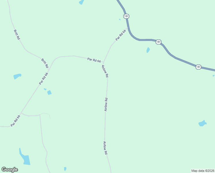 map of restaurants, bars, coffee shops, grocery stores, and more near 1360 Airline Road in Dubach