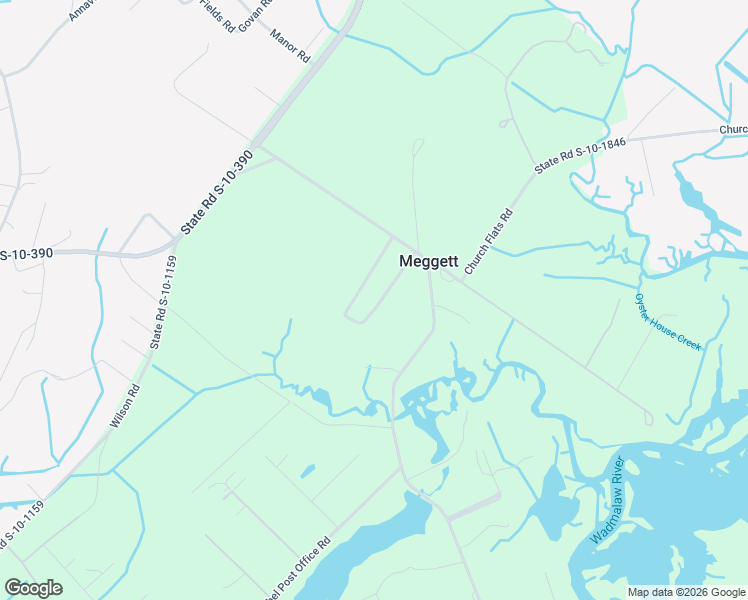 map of restaurants, bars, coffee shops, grocery stores, and more near 6352 Meggett Quail Road in Meggett