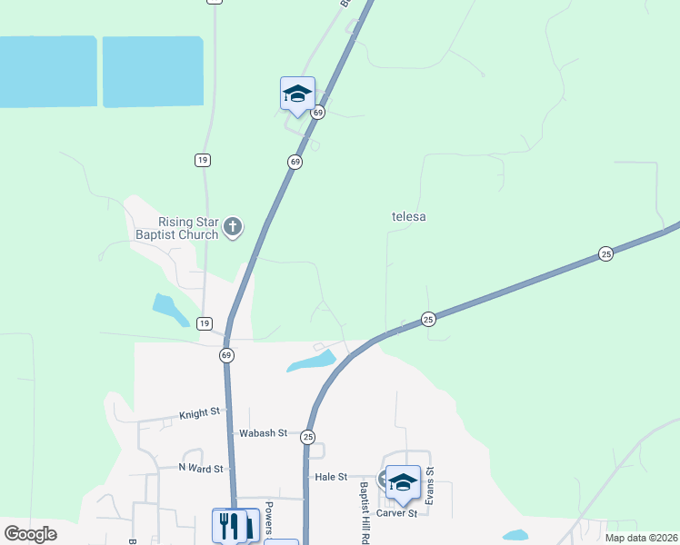 map of restaurants, bars, coffee shops, grocery stores, and more near in Greensboro