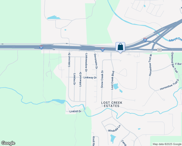 map of restaurants, bars, coffee shops, grocery stores, and more near 11914 Metmora Court in Aledo