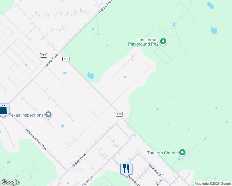 map of restaurants, bars, coffee shops, grocery stores, and more near 11343 Emerald Ranch Lane in Forney