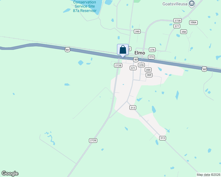 map of restaurants, bars, coffee shops, grocery stores, and more near 12641 Farm to Market Road 2728 in Terrell