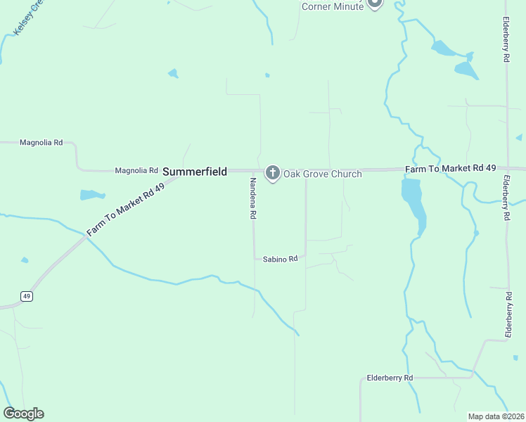 map of restaurants, bars, coffee shops, grocery stores, and more near in Summerfield
