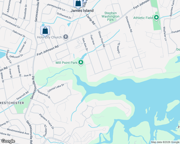 map of restaurants, bars, coffee shops, grocery stores, and more near 1228 Stone Post Road in Charleston