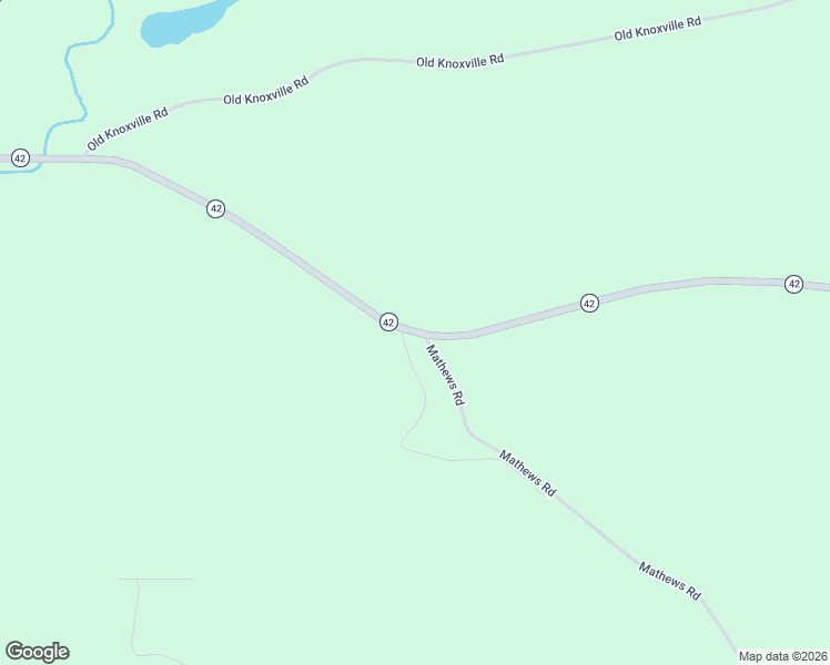 map of restaurants, bars, coffee shops, grocery stores, and more near 1105 Georgia 42 in Knoxville