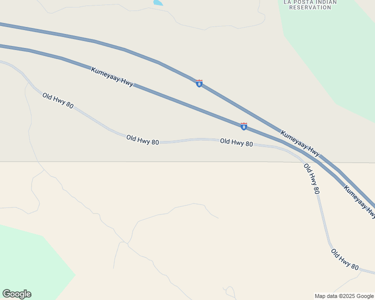 map of restaurants, bars, coffee shops, grocery stores, and more near 34711 Old Highway 80 in Pine Valley