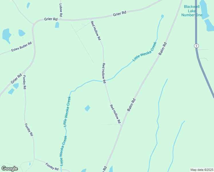 map of restaurants, bars, coffee shops, grocery stores, and more near 241-423 Red Hollow Road in Wetumpka