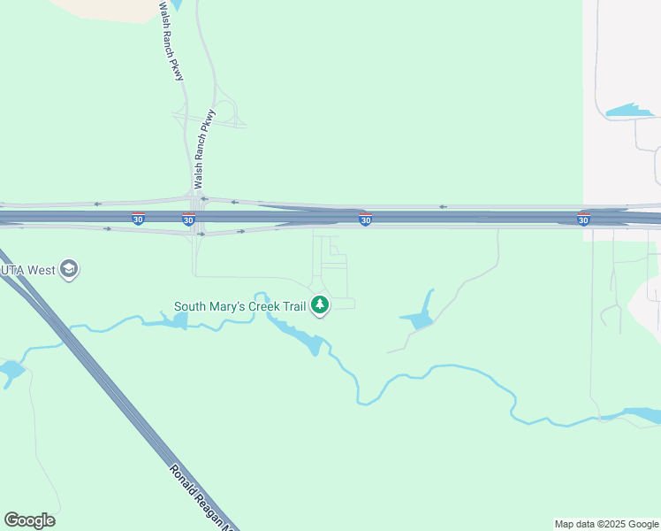 map of restaurants, bars, coffee shops, grocery stores, and more near West Freeway in Aledo