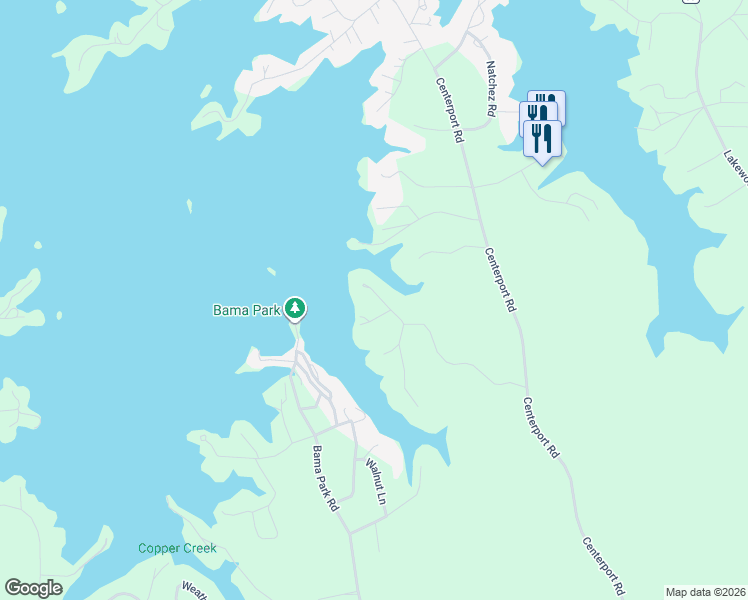 map of restaurants, bars, coffee shops, grocery stores, and more near 483 Oak Road in Dadeville