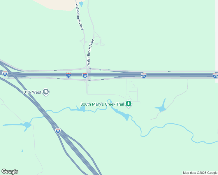 map of restaurants, bars, coffee shops, grocery stores, and more near West Freeway in Aledo