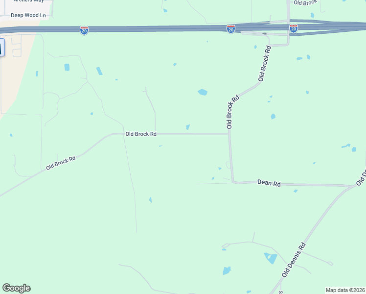 map of restaurants, bars, coffee shops, grocery stores, and more near 2805 Old Brock Road in Weatherford