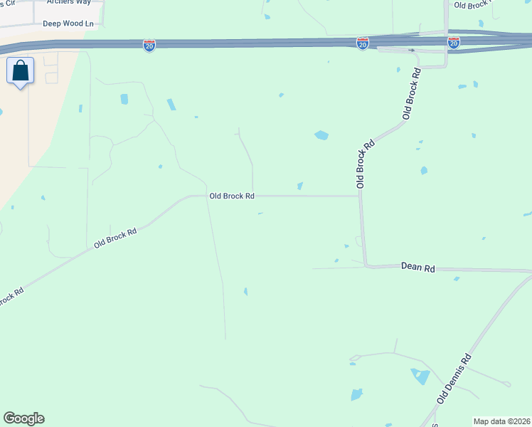 map of restaurants, bars, coffee shops, grocery stores, and more near 2903 Old Brock Road in Weatherford