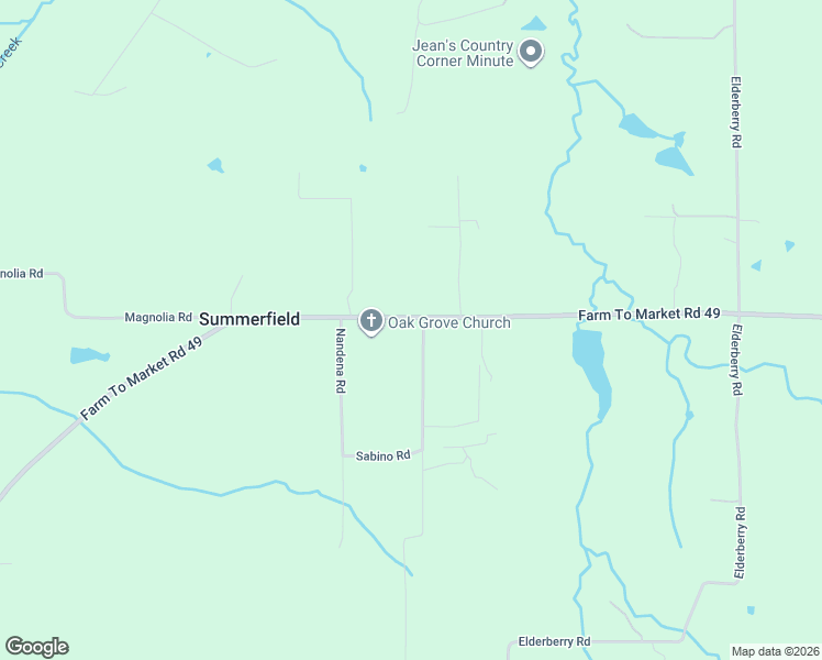 map of restaurants, bars, coffee shops, grocery stores, and more near 4761 Farm to Market 49 in Gilmer