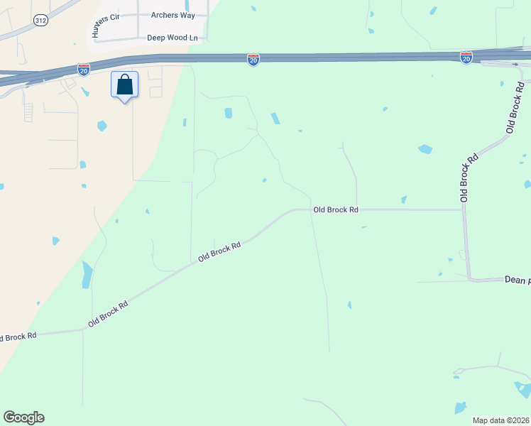 map of restaurants, bars, coffee shops, grocery stores, and more near 3180 Old Brock Road in Weatherford
