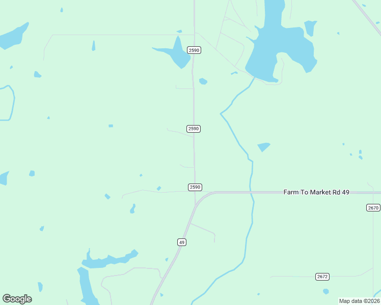 map of restaurants, bars, coffee shops, grocery stores, and more near 1172 County Road 2590 in Mineola