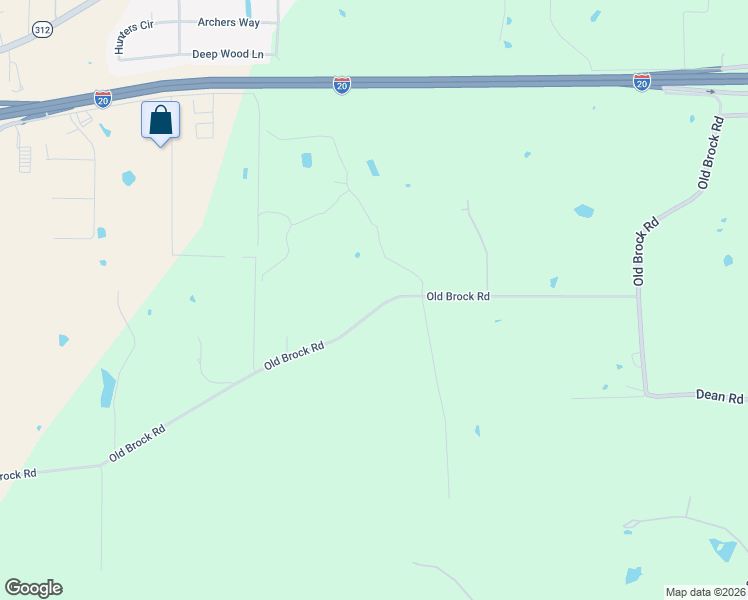 map of restaurants, bars, coffee shops, grocery stores, and more near 3180 Old Brock Road in Weatherford