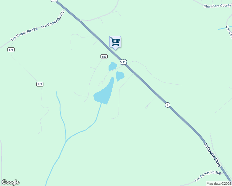 map of restaurants, bars, coffee shops, grocery stores, and more near 6202 Lafayette Parkway in Opelika