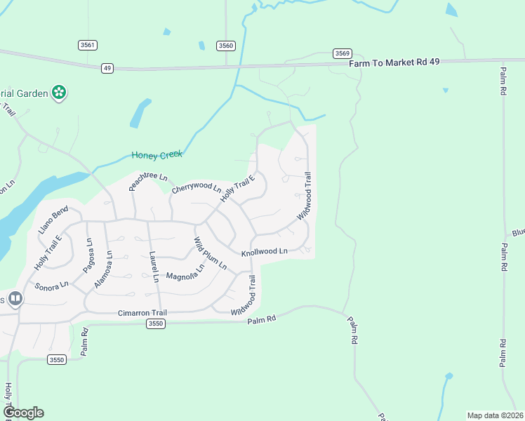 map of restaurants, bars, coffee shops, grocery stores, and more near 183 Cypress Cove in Holly Lake Ranch