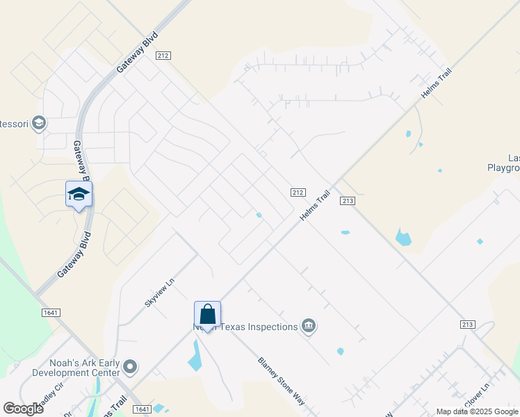 map of restaurants, bars, coffee shops, grocery stores, and more near Everglades Drive in Heath