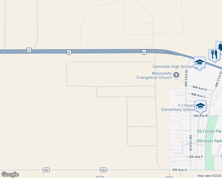 map of restaurants, bars, coffee shops, grocery stores, and more near in Seminole