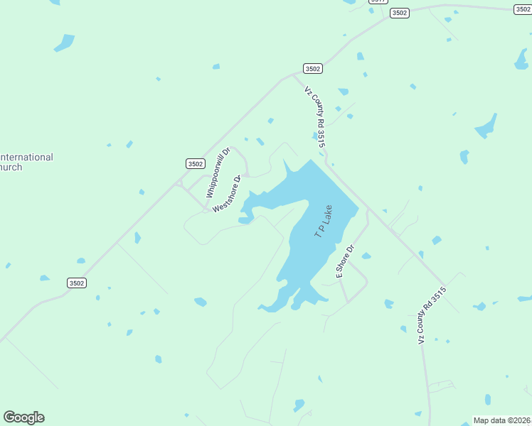 map of restaurants, bars, coffee shops, grocery stores, and more near 1319 Willow Drive in Wills Point