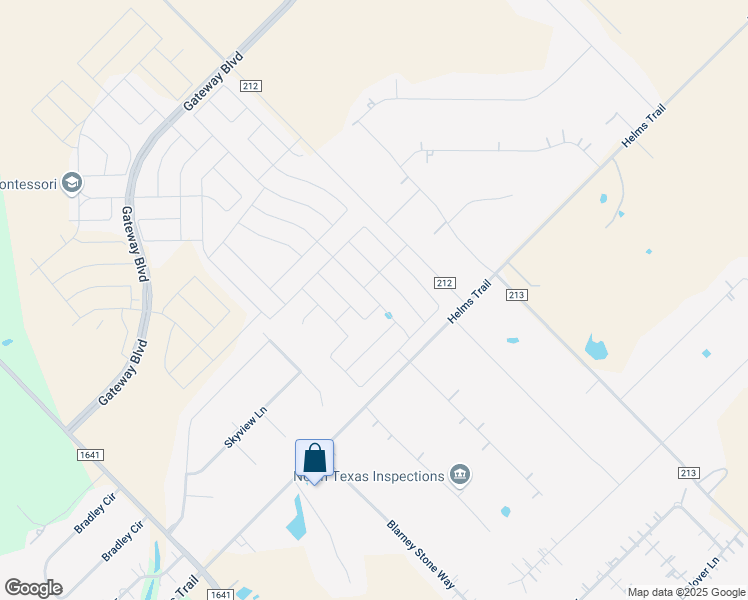 map of restaurants, bars, coffee shops, grocery stores, and more near Everglades Drive in Heath