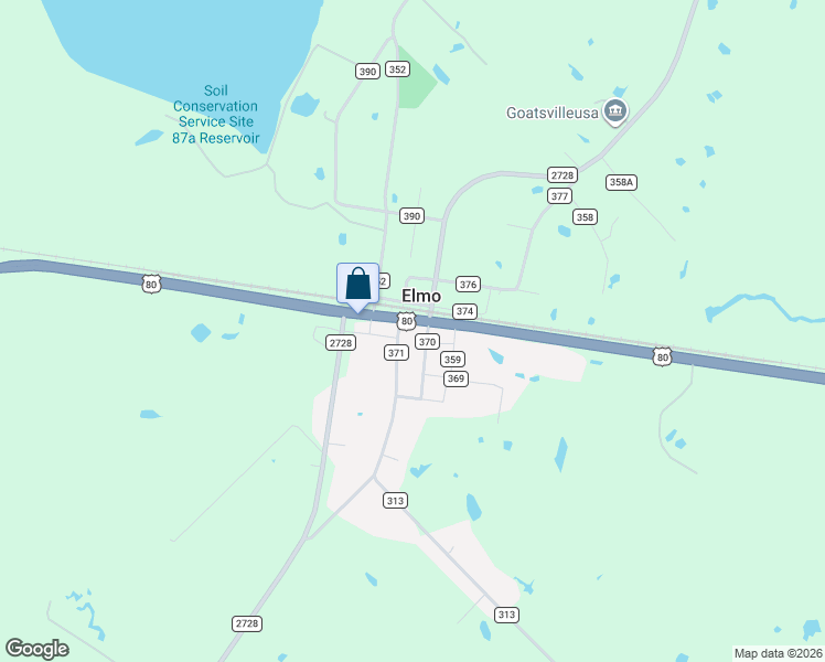 map of restaurants, bars, coffee shops, grocery stores, and more near 7558 U.S. 80 in Terrell