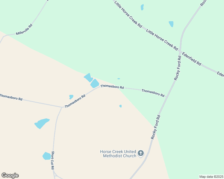 map of restaurants, bars, coffee shops, grocery stores, and more near 363 Thomasboro Road in Rocky Ford