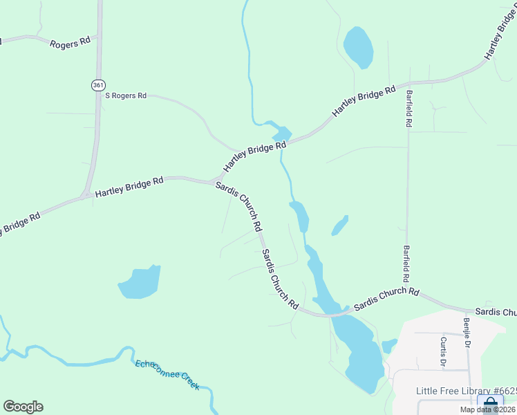 map of restaurants, bars, coffee shops, grocery stores, and more near 5973 Sardis Church Road in Macon