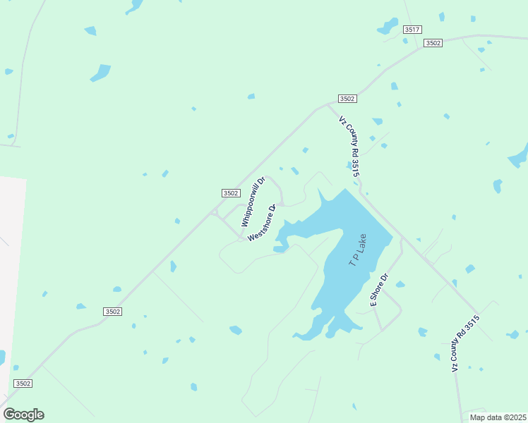 map of restaurants, bars, coffee shops, grocery stores, and more near 296 Westshore Drive in Wills Point