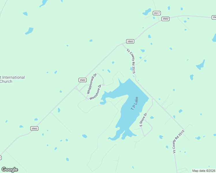 map of restaurants, bars, coffee shops, grocery stores, and more near 263-281 Westshore Dr in Wills Point