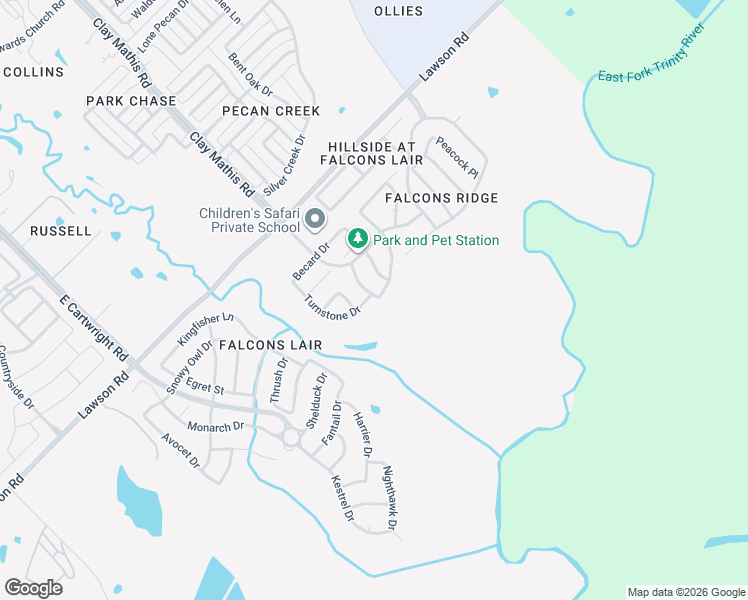 map of restaurants, bars, coffee shops, grocery stores, and more near 3757 Turnstone Drive in Mesquite