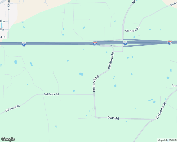 map of restaurants, bars, coffee shops, grocery stores, and more near 2402 Old Brock Road in Weatherford