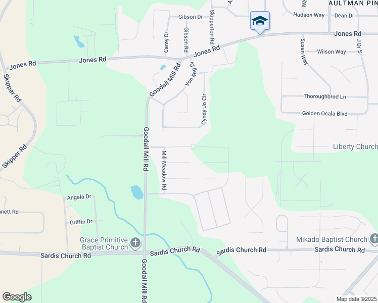 map of restaurants, bars, coffee shops, grocery stores, and more near 229 Cody Drive in Macon