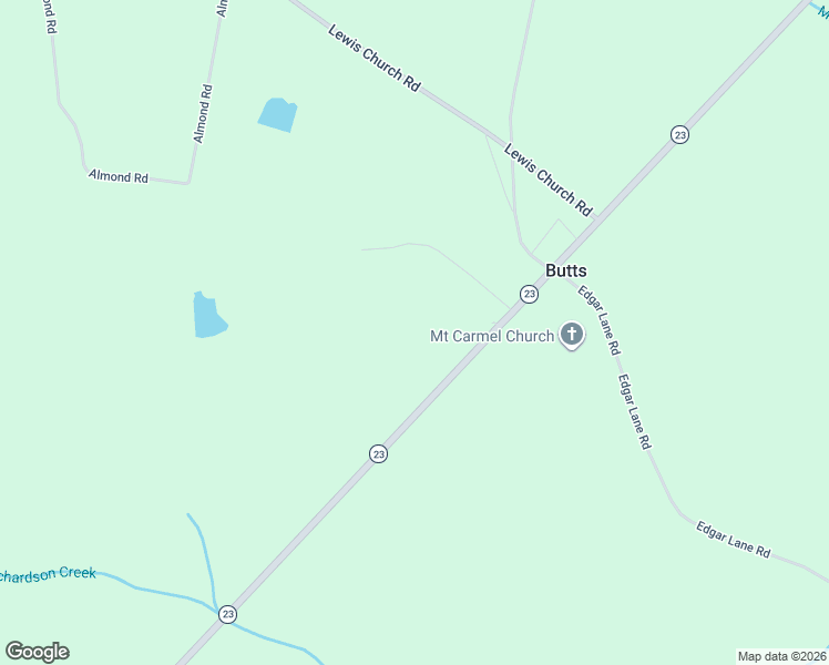 map of restaurants, bars, coffee shops, grocery stores, and more near in Butts