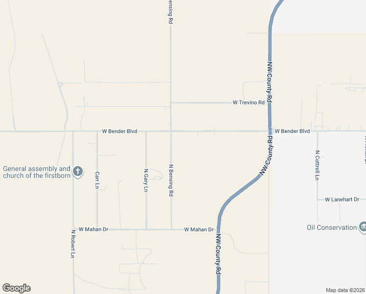 map of restaurants, bars, coffee shops, grocery stores, and more near 2120 North Bensing Road in Hobbs