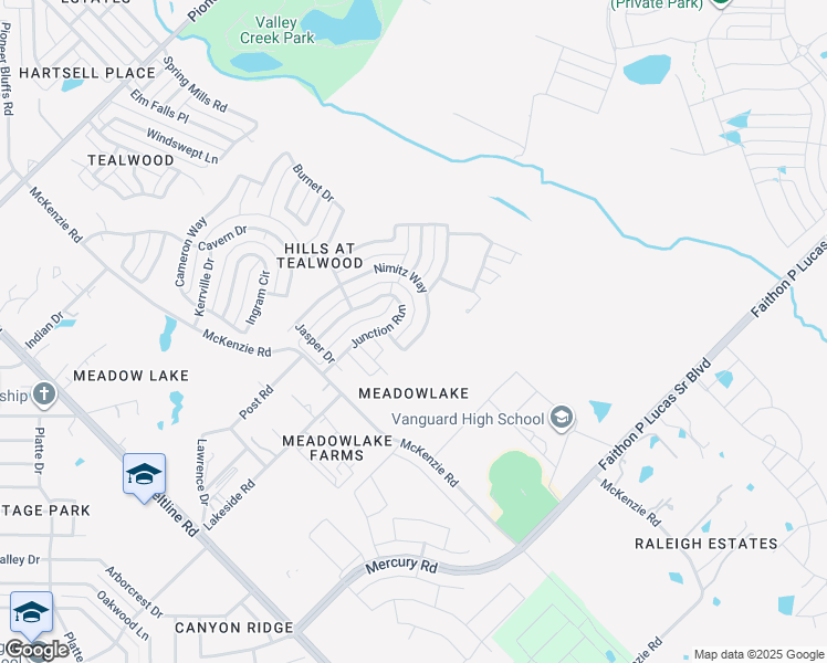 map of restaurants, bars, coffee shops, grocery stores, and more near 1428 Nimitz Way in Mesquite
