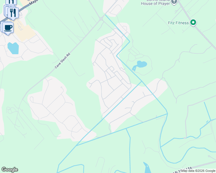 map of restaurants, bars, coffee shops, grocery stores, and more near in Johns Island