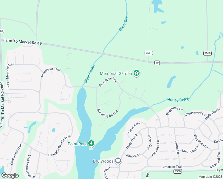 map of restaurants, bars, coffee shops, grocery stores, and more near 210 Pack Saddle in Holly Lake Ranch