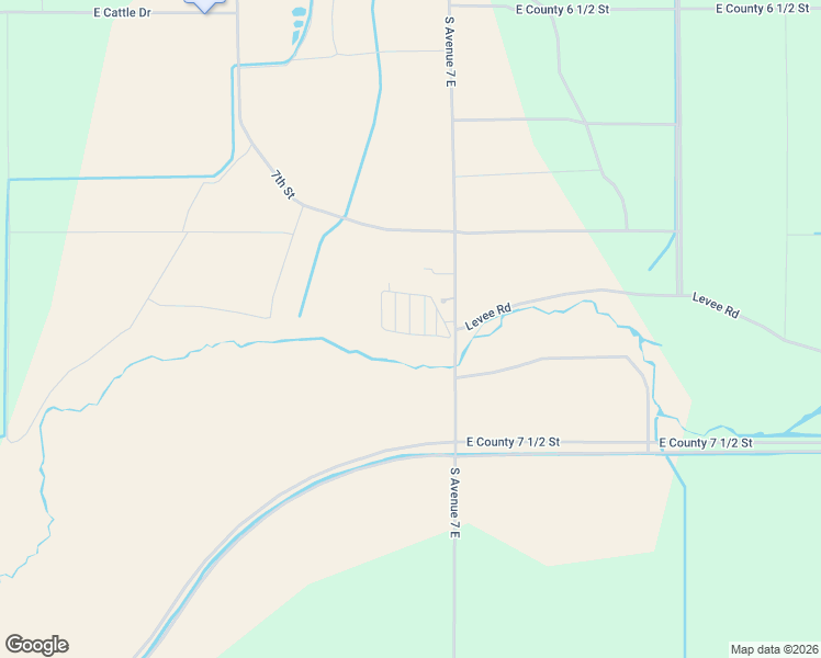 map of restaurants, bars, coffee shops, grocery stores, and more near C Road in Yuma