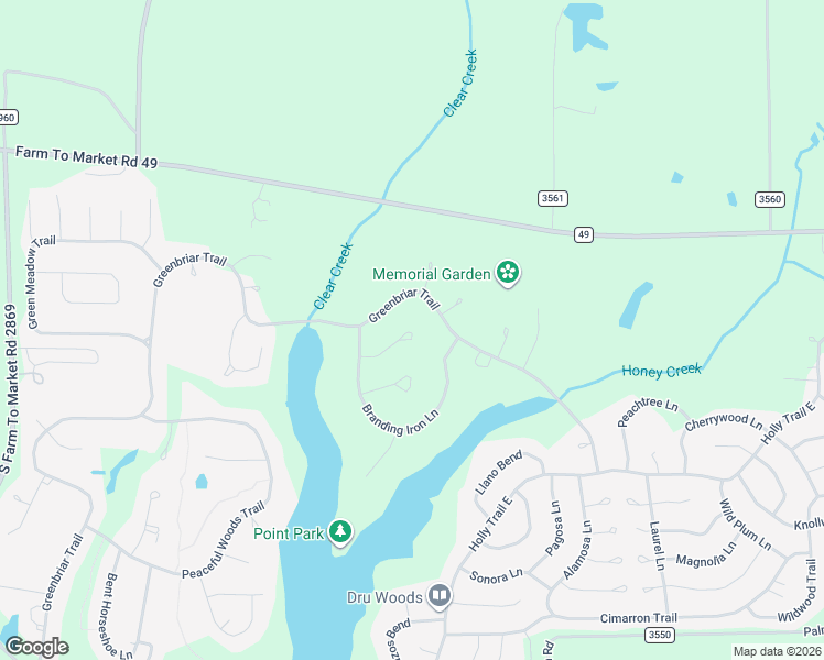 map of restaurants, bars, coffee shops, grocery stores, and more near 210 Pack Saddle in Holly Lake Ranch