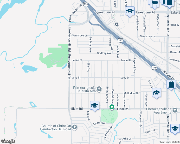 map of restaurants, bars, coffee shops, grocery stores, and more near 730 Ella Avenue in Dallas
