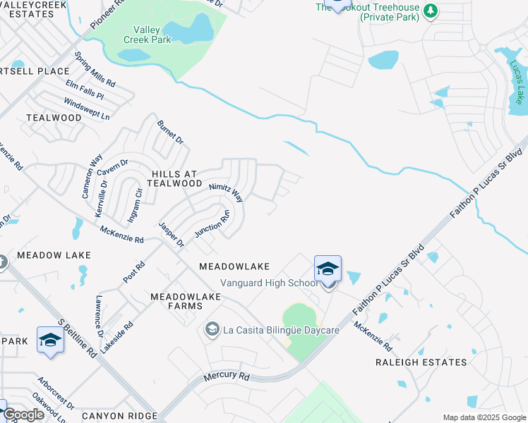 map of restaurants, bars, coffee shops, grocery stores, and more near 1516 Big Lake in Mesquite