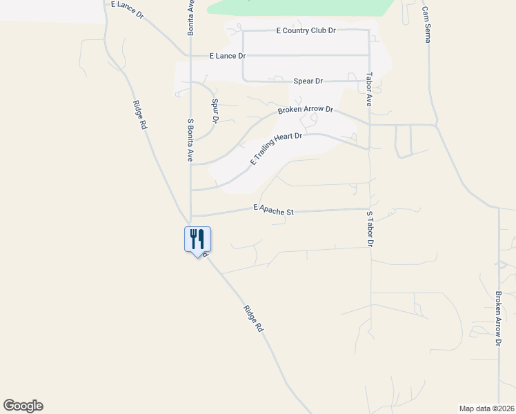 map of restaurants, bars, coffee shops, grocery stores, and more near 721 East Apache Street in Silver City