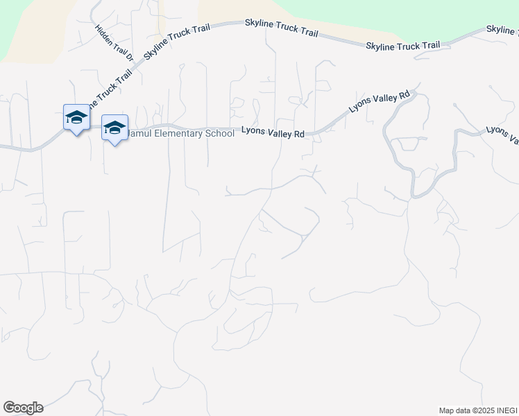 map of restaurants, bars, coffee shops, grocery stores, and more near Jamul Highlands Road in Jamul
