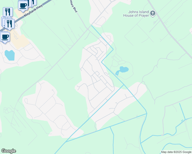 map of restaurants, bars, coffee shops, grocery stores, and more near 2043 Utsey Street in Johns Island