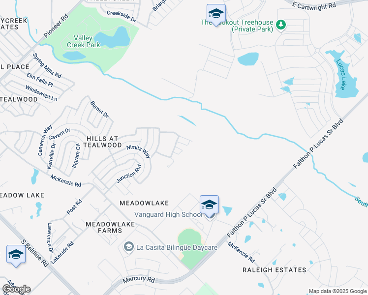 map of restaurants, bars, coffee shops, grocery stores, and more near 1509 Lometa Court in Mesquite